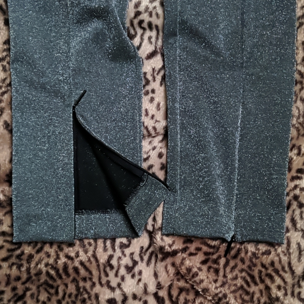 H&M silver zipper leggings - Picture 4 of 5